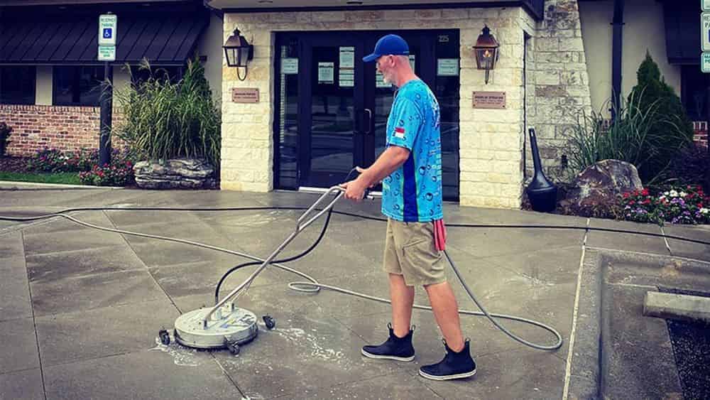 Driveway, Sidewalk and Patio Cleaning image