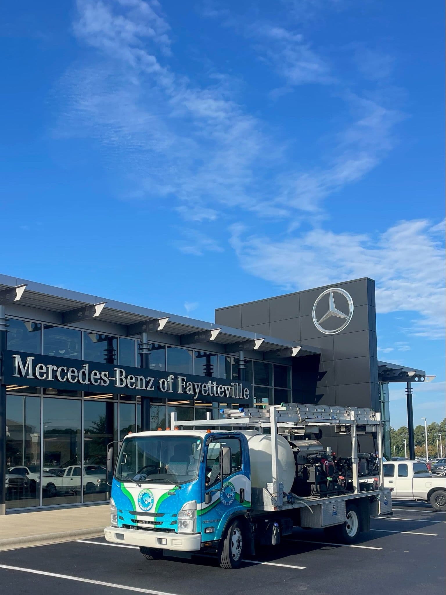 Project Transformative Window Cleaning for Fayetteville Dealership image