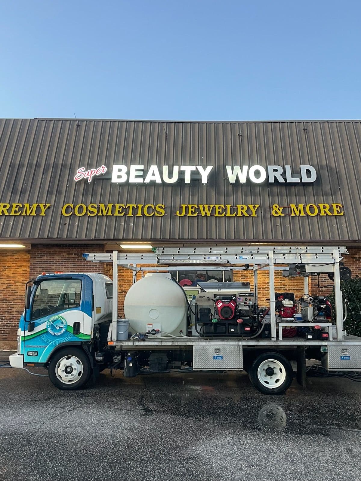 Sparkling Results at Super Beauty World with NC Window Cleaning