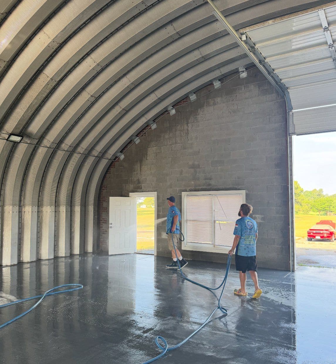Airplane Hangar Transformation in Anderson Creek NC image